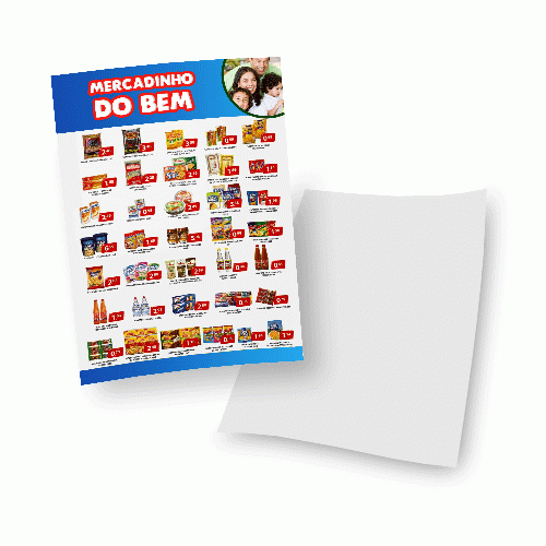 Folheto 115g | 40x56cm | 4/0