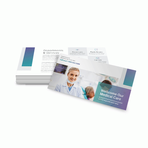 Folheto 115g | 20x42cm | 4/4