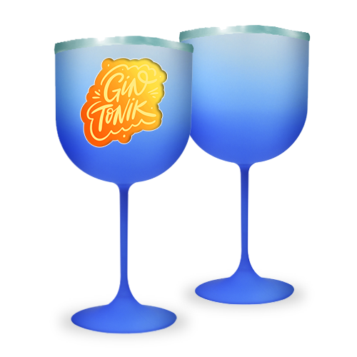 Taça de Gin | 650ml | Degradê Azul