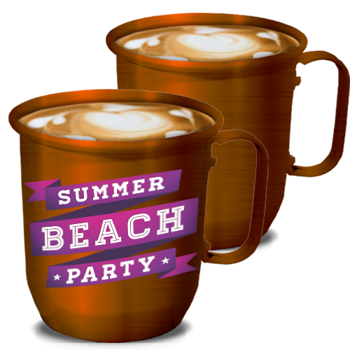 Caneca de Alumínio | 350ml | Cobre