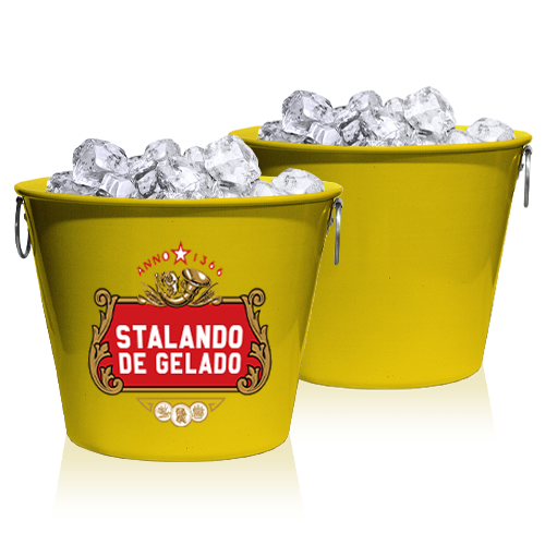 Balde de Alumínio | 9L | Amarelo