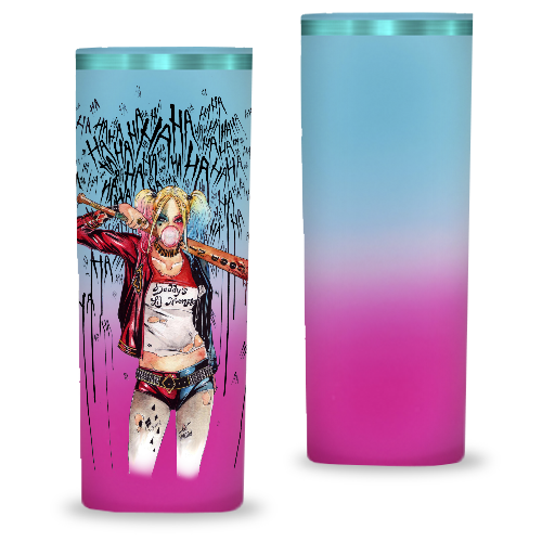 Long Drink | 350ml | Tiedye Degradê | Borda Tiffany