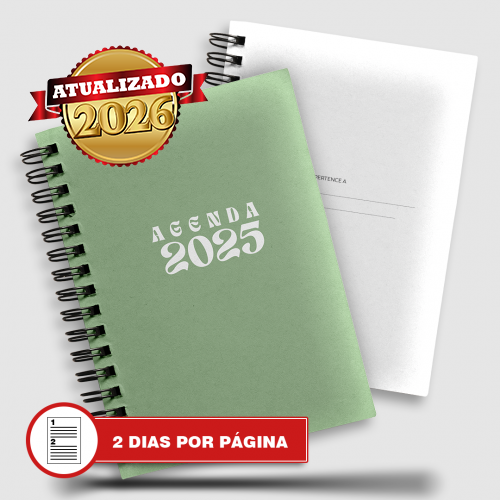 Agenda Cost | 2 Dias por página | 4/4 - 200 Páginas