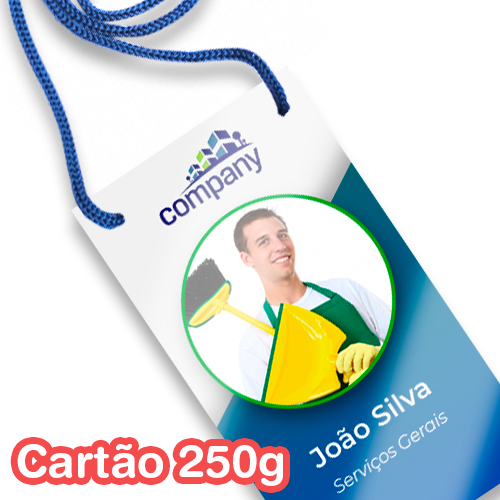 Credencial | 250g | 10x15cm | UV 1/0