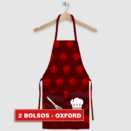 Avental Com Bolso | 60x80cm | 2 Bolsos | Oxford