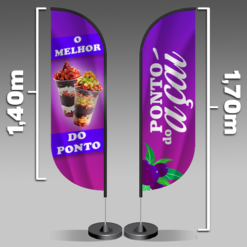 Wind Banner | Modelo Pena | 260x70cm