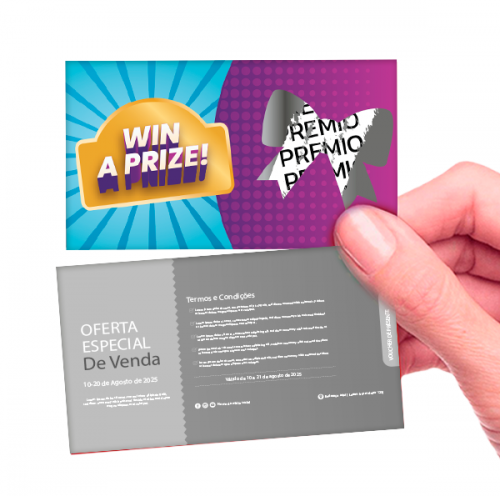 Raspadinha | Modelo Personalizado | 4/1