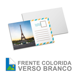 Postal 250g | 10x18cm | 4/0 | UV 1/0