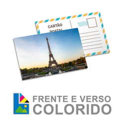 Postal 250g | 10x18cm | 4/4 | UV 1/0