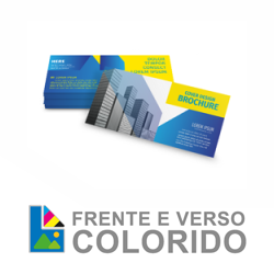 Folheto 80g | 9x20cm | 4/4