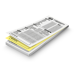 Bloco | 10x21cm | 1/0  |  50x2